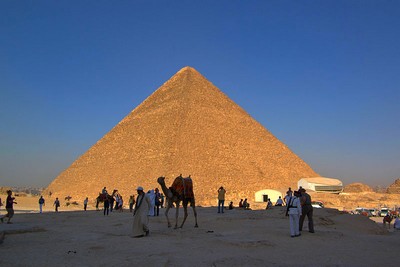 Pyramide de Cheops Ã  Gizeh : Auteur Berthold Werner Creative Commons