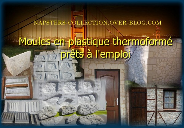 Les moules en plastique thermoformé de Napsters Collection