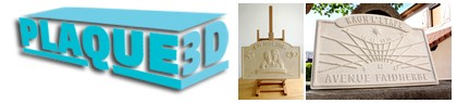 plaques 3D en pierre reconstitu�e
