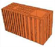 Brique poteau 20x27x50 Brique poteau 20x27x50