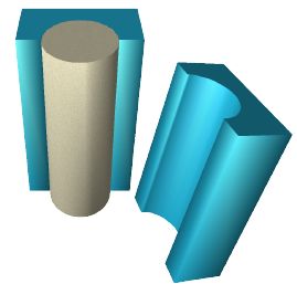 moule polystyrène pour élément de colonne lisse moule colonne