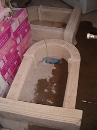 Niche pierre reconstitu�e