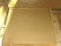 homemade wooden molds for paving stones