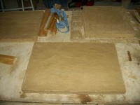 Moulage dalles calcaires