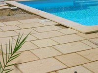 pool terrace paving