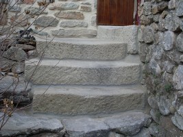 poured in place granit stones