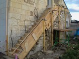 coffrage escalier pierre reconstitu�e