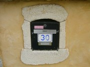 old stone lintel and small window surround